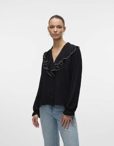 Vero Moda - Sort bluse - view 1