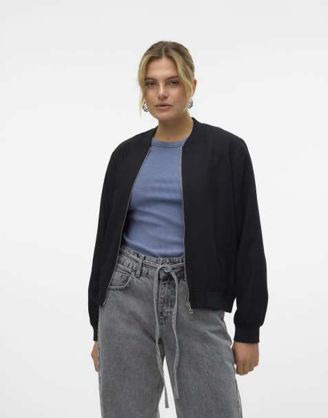 Vero Moda - Sort bomber-jakke - view 1