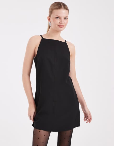 Vero Moda - Sort figursyet racer-midikjole med cami-stropper - view 1