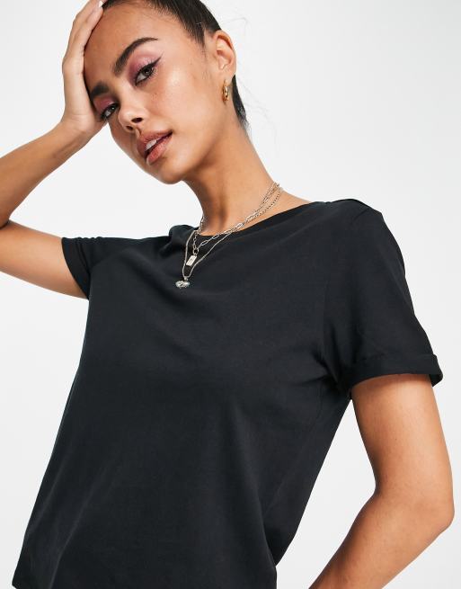 Vero Moda - Sort T-shirt, 3 af 4