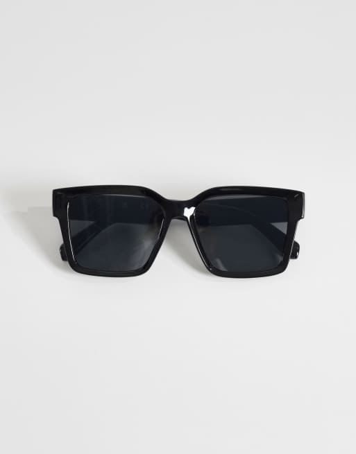 Vero Moda - Sorte solbriller med firkantet stel, 3 af 3