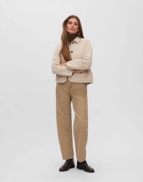Vero Moda Steppjacke in Haferfarben - view 1