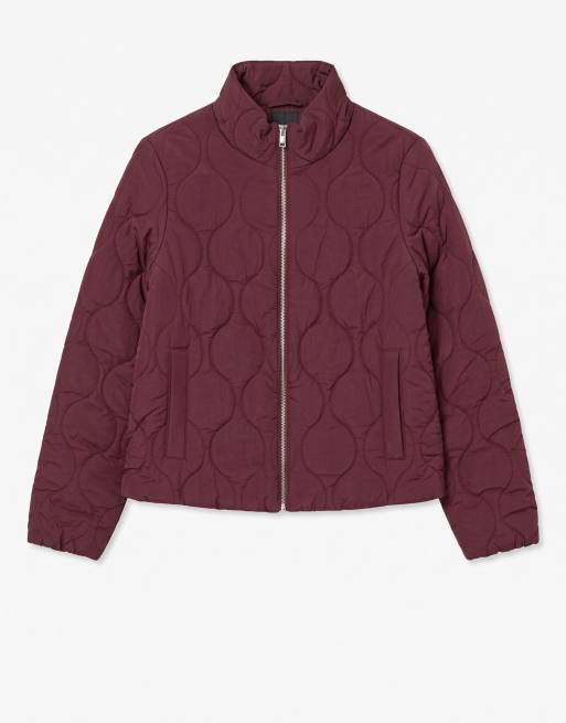 Vero Moda Steppjacke in Weinrot, 5 von 6