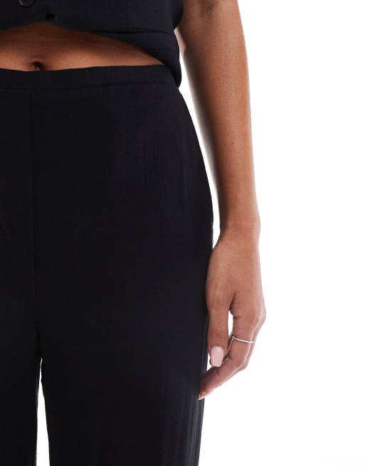 Vero Moda straight leg pants in black - part of a set