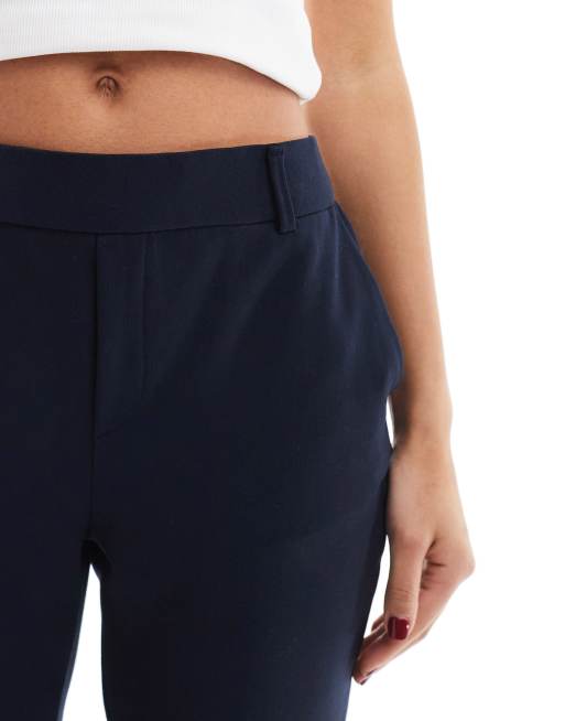 Vero Moda straight leg trousers in navy, 5 of 5