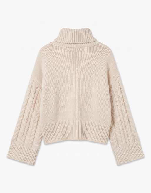 Vero Moda – Strickpullover in Birkenweiß, 6 von 6