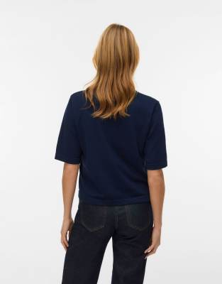 Vero Moda - Strickpullover in Hellblau