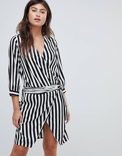 Vero Moda stripe wrap dress | ASOS