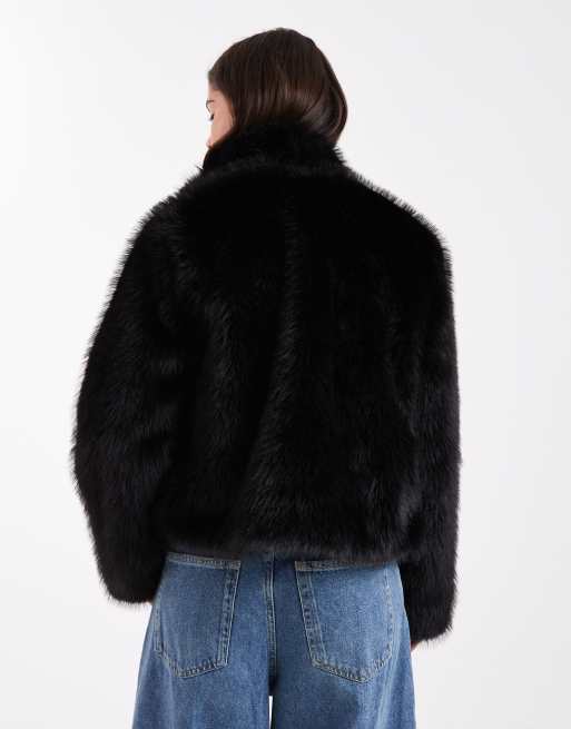 Dames kort suèdelook jas | Maat M