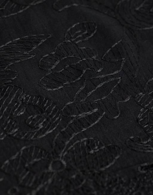 Vero Moda – Svart halsduk med spets, 2 av 3