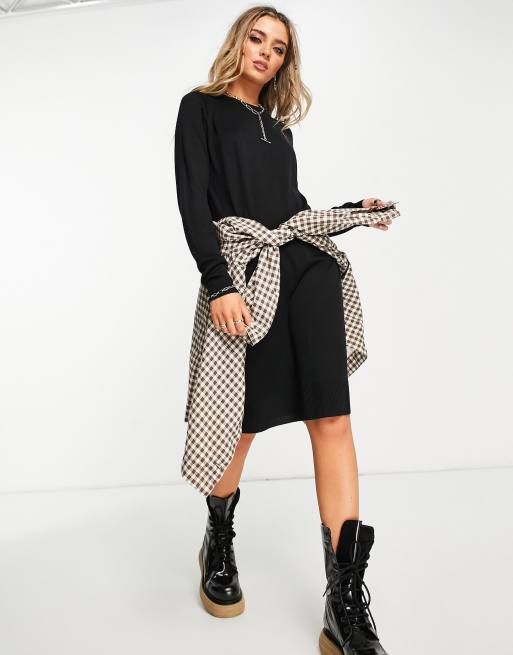 Vero Moda sweater dress in black