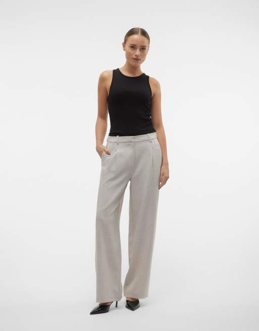 Vero Moda – Szare dopasowane spodnie, 2 z 5