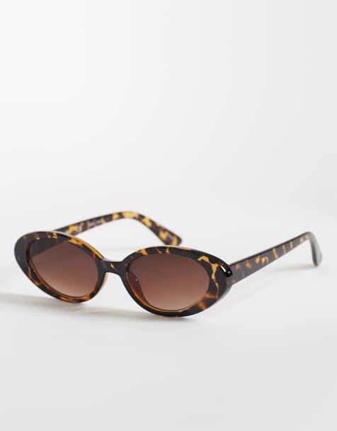 Vero Moda – Szylkretowe zaokrąglone okulary przeciwsłoneczne typu kocie oczy - view 1