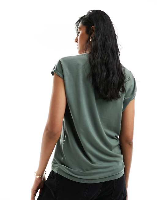 Vero Moda - T-shirt à col rond - Vert, 4 de 4