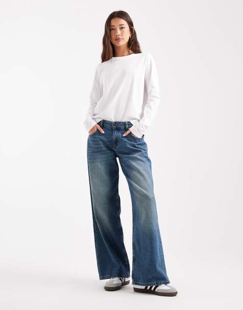 Vero Moda - T-shirt a maniche lunghe comoda bianca - view 1