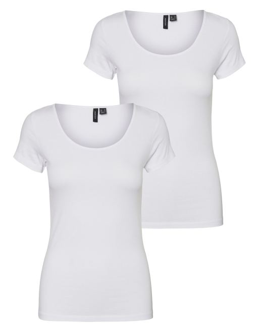 Vero Moda - T-shirt color crema, 7 di 7