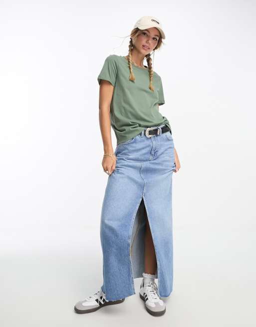 Vero Moda - T-shirt color kaki, 2 di 4