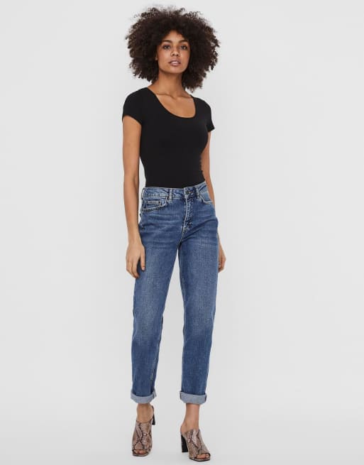 Vero Moda T-shirt in black, 3 of 7