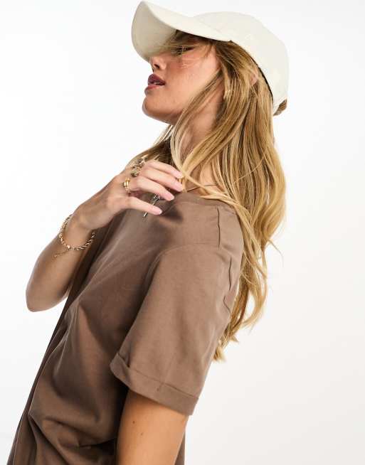 Vero Moda - T-shirt in bruin