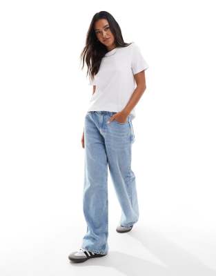 Vero Moda Textured T-shirt In White In White