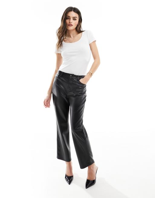 Vero Moda - T-shirt morbida bianca con scollo rotondo, 3 di 4