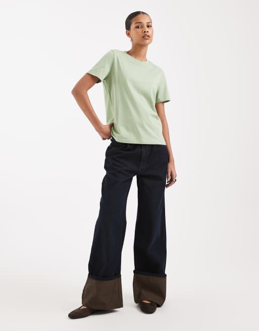 Vero Moda - T-shirt verde vischio, 2 di 4
