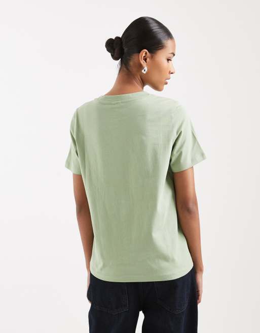 Vero Moda - T-shirt verde vischio, 3 di 4