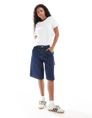Vero Moda T-shirt With Contrast Neckline In White