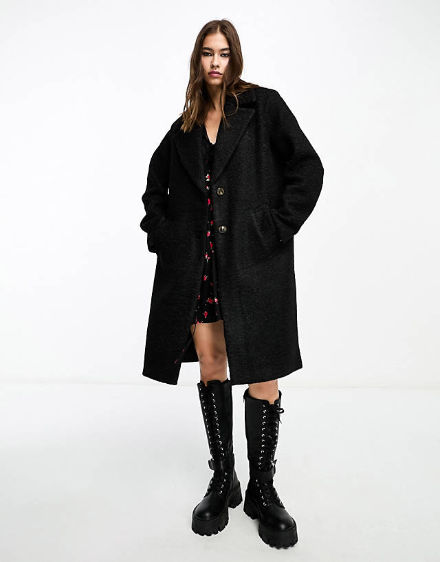 Vero Moda - tailored coat in black