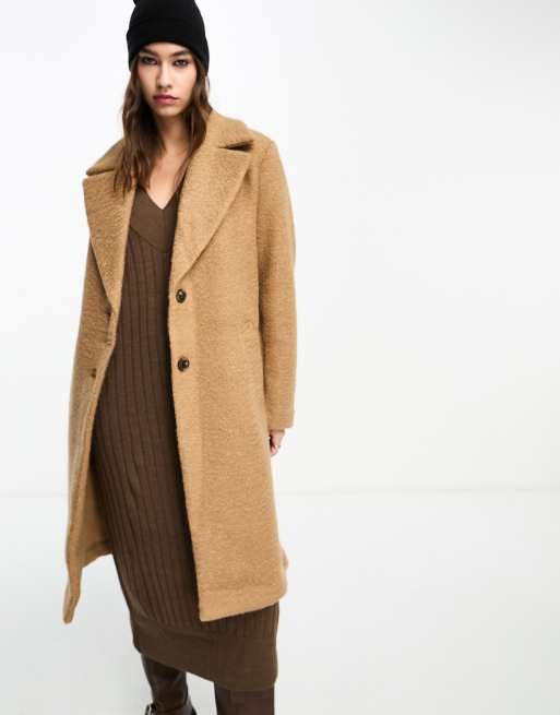 Vero Moda tailored coat in camel