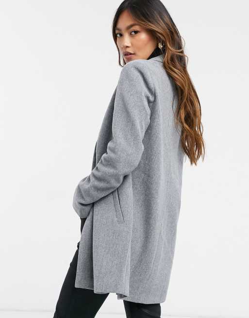 Vero Moda tailored coat in dark gray | ASOS