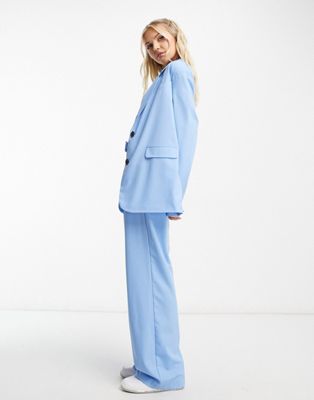 Vero Moda tailored oversized blazer co-ord in blue