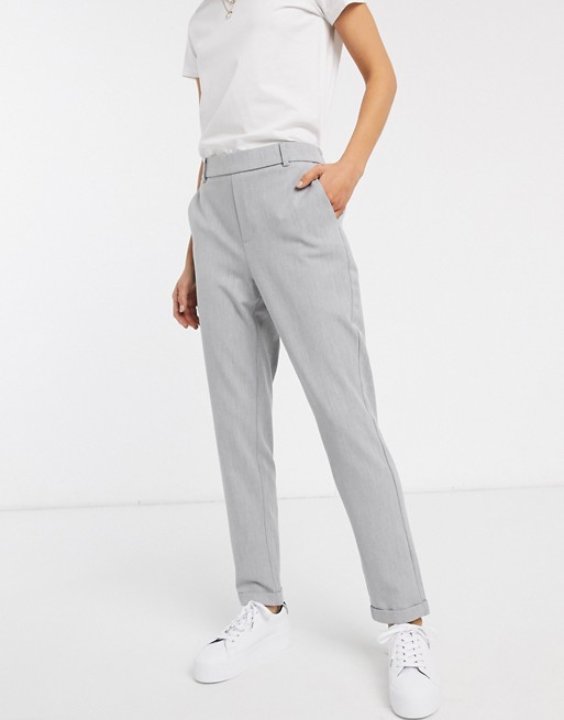 Vero Moda tailored trousers in grey