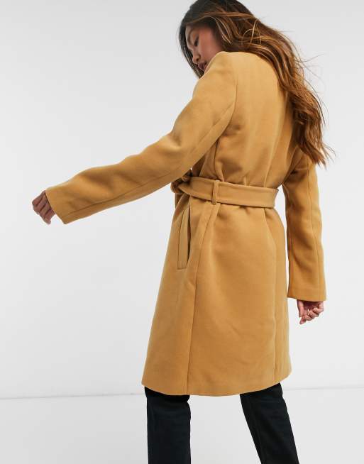 Vero moda 2025 camel coat