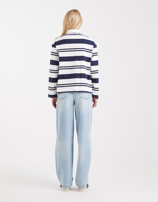 Vero Moda Tall - Billie - Jean bouffant taille haute - Bleu clair délavé, 3 de 5