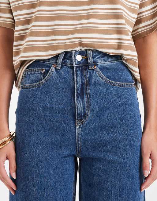 Vero Moda Tall - Billie - Jean bouffant taille haute - Bleu moyen délavé, 5 de 5