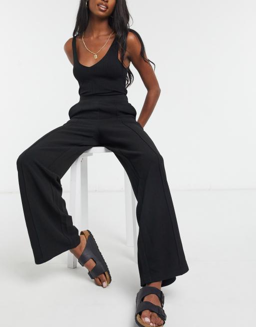 Vero Moda Tall - Broek met wijde pijpen in zwart, 4 van 4