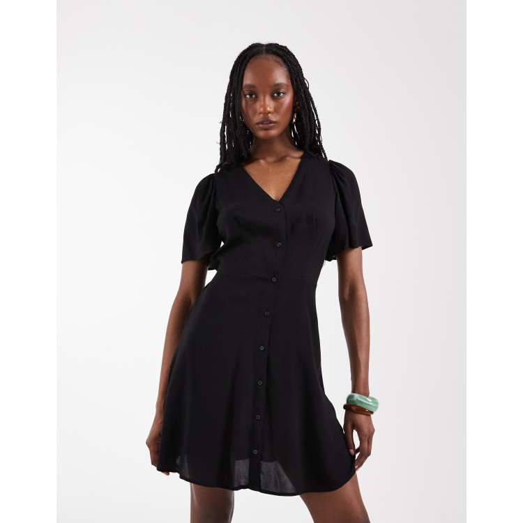 skater dress women Vero Moda Tall - Mini - - Viscose - S Halterneck Corset Drape Detail Mini
