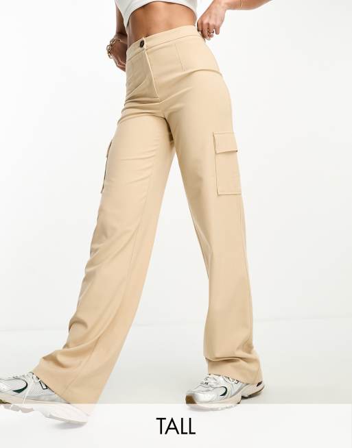 Wide-Leg High-Rise Cargo Pant - Tall, Tall