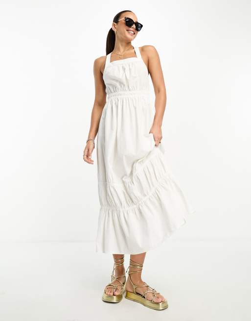 Vero moda 2025 white maxi dress