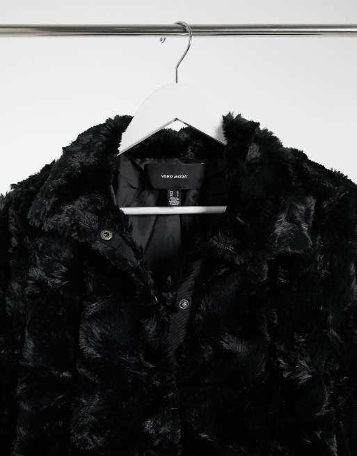 Vero moda curl faux clearance fur jacket