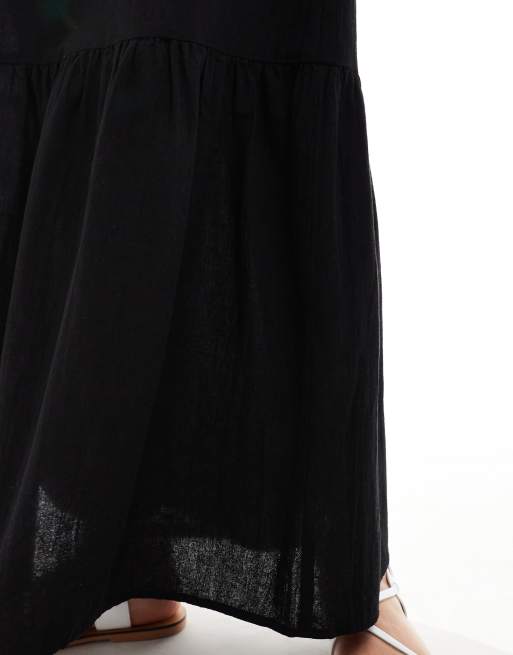 Vero Moda Tall – Czarna spódnica maxi w stylu boho, 5 z 5