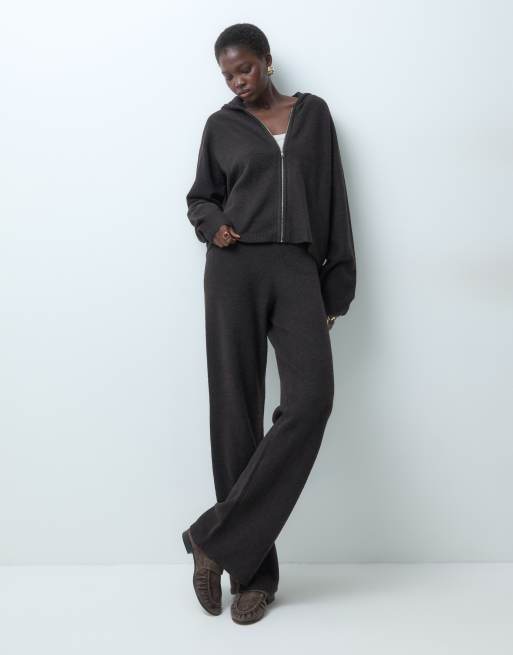 Vero Moda Tall – Czekoladowobrązowy melanżowy zestaw dzianinowy, 3 z 3