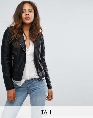 leather jacket for tall ladies