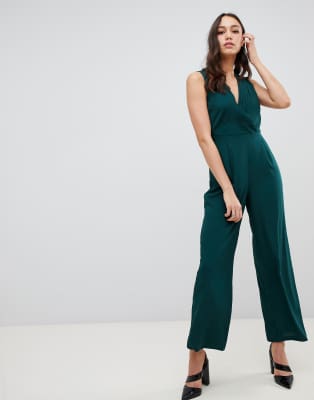 vero moda green jumpsuit