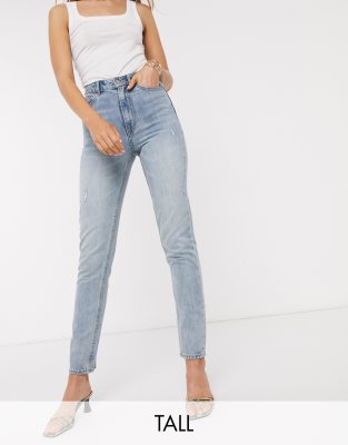 vero moda high waist ankle grazer mom jean