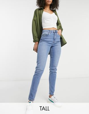 Vero Moda Tall - Joana - Mom jeans in light blue - ASOS NL | StyleSearch