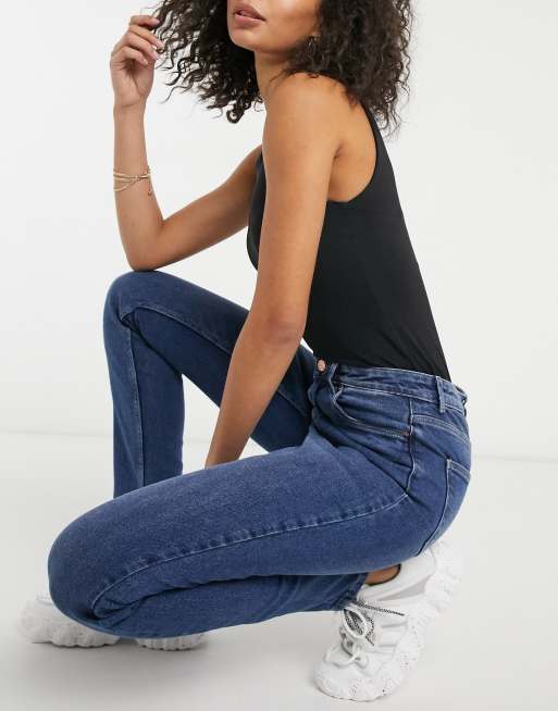 Vero moda tall hot sale mom jeans