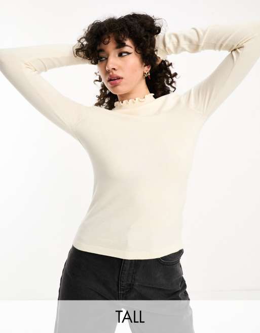 Lettuce Edge Long Sleeve Knit Top