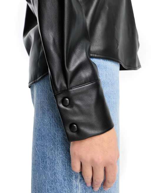 Vero moda shop tall leather jacket